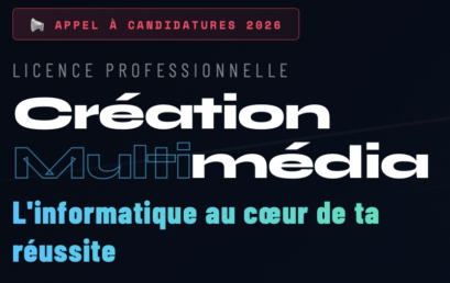 Candidature Licence Professionnelle Création Multimédia UASZ 2026