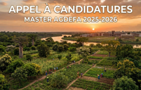 APPEL À CANDIDATURES MASTER AGDEFA 2025-2026