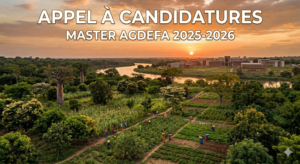 APPEL À CANDIDATURES MASTER AGDEFA 2025-2026