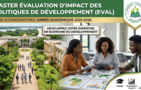 Master Évaluation d'impact des politiques de développement UASZ