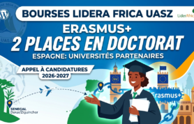 bourse LiderAfrica UASZ Erasmus Doctorat Espagne 2026-2027