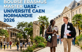 bourse Erasmus Master UASZ Caen Normandie 2026