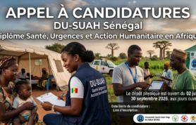 appel à candidatures DU-SUAH Sénégal