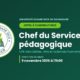 Appel à candidatures – Chef du Service pédagogique de l'UFR LASHU, Université Assane Seck de Ziguinchor
